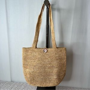 *Annabel Ingall Tan Wicker Bag
